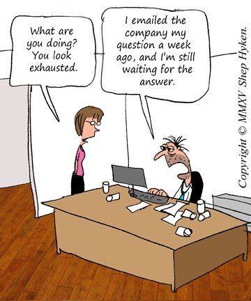 waiting for an email